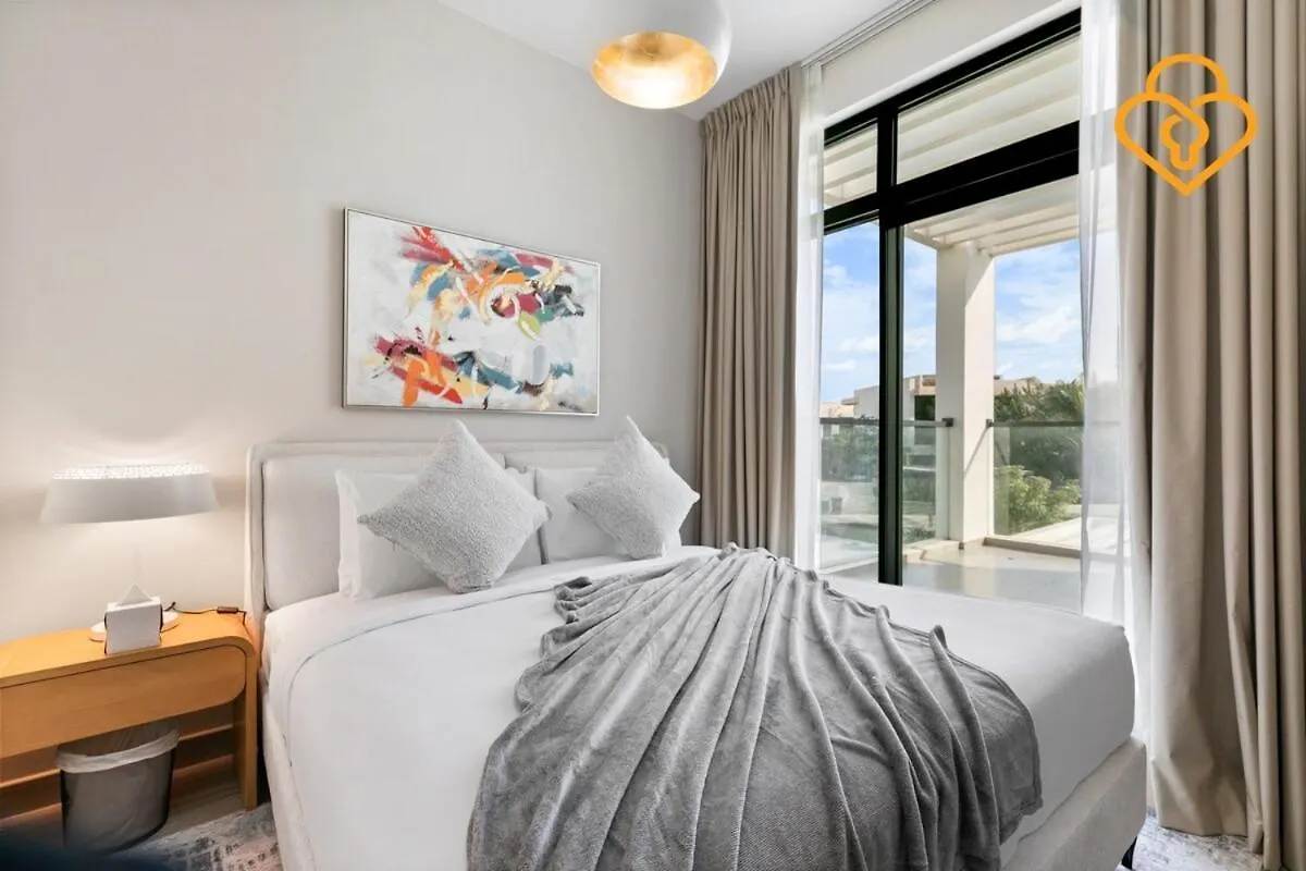 Keysplease 4Br, Nanny Room, Bbq, Garden, Malibu Beach Access, Damac Hills Dubai 0*,